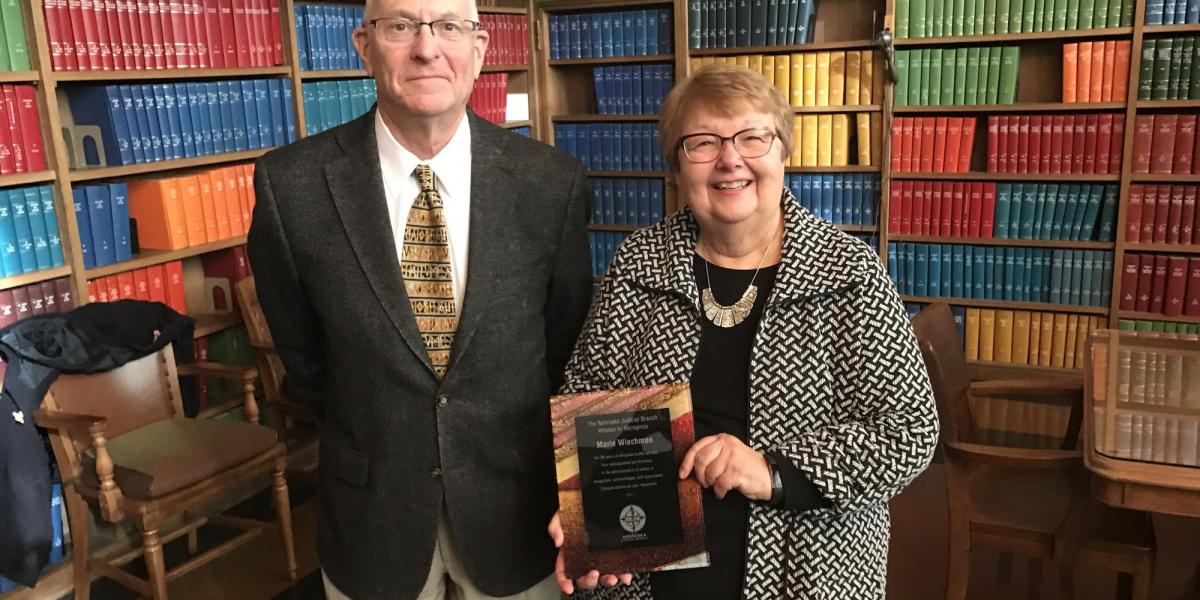 State Librarian, Marie Wiechman, to Retire after 28 Years of Service to the Judicial Branch
