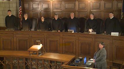District Judge Patrick Lee Sits with Nebraska Supreme Court